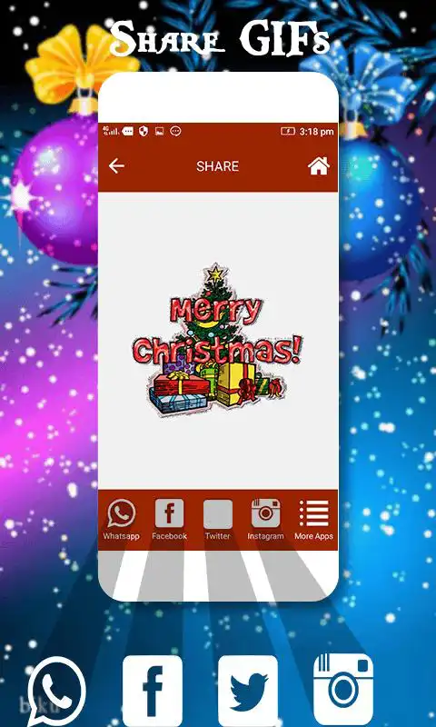 Play Merry Christmas GIF 2018 : Wallpapers  Greetings