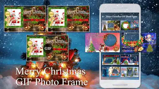 Play Merry Christmas GIF Photo Frame : Christmas Editor  and enjoy Merry Christmas GIF Photo Frame : Christmas Editor with UptoPlay