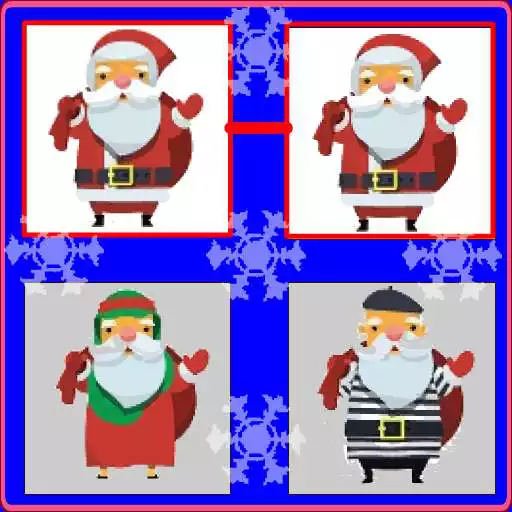 Play Merry Christmas: memory card game with Santa Claus APK