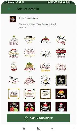 Play Merry Christmas & New Year Stickers Pack for WA  and enjoy Merry Christmas & New Year Stickers Pack for WA with UptoPlay