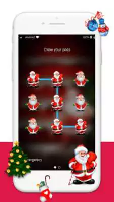 Play Merry Christmas pattern lock screens  wallpapers