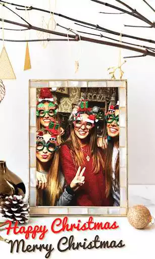 Play Merry Christmas Photo Editor as an online game Merry Christmas Photo Editor with UptoPlay