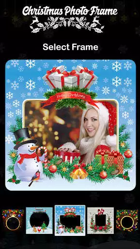 Play Merry Christmas Photo Frame as an online game Merry Christmas Photo Frame with UptoPlay