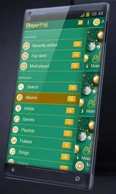 Play Merry Christmas PlayerPro Skin