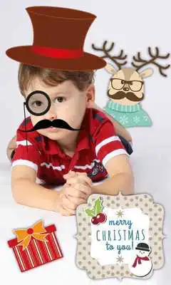 Play Merry Christmas Stickers - Happy New Year Collage Play Merry Christmas Stickers - Happy New Year Collage
