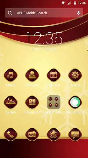 Play Merry christmas theme for APUS