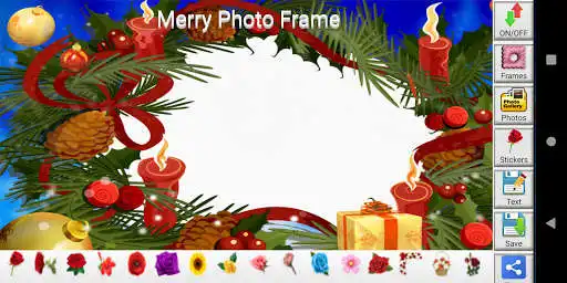 Play Merry Photo Frame as an online game Merry Photo Frame with UptoPlay