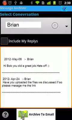 Play Message Archiver free