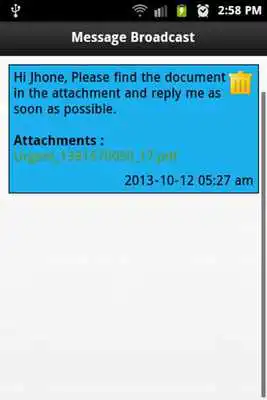 Play Message Broadcast