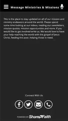 Play Message Ministries  Missions