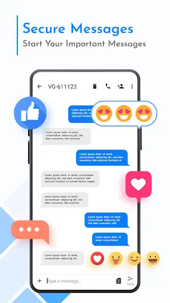Play Messages : SMS Messager App as an online game Messages : SMS Messager App with UptoPlay