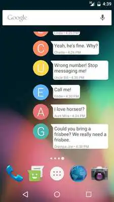 Play Messaging Widget (Popular app)