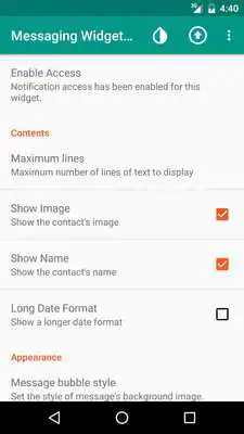 Play Messaging Widget (Popular app)