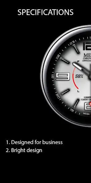 Play Messa Watch Face BN70 White as an online game Messa Watch Face BN70 White with UptoPlay