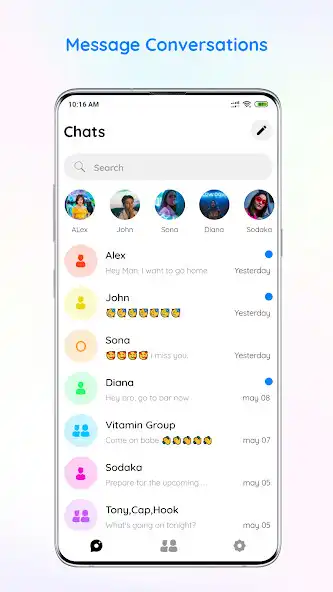 Play Messenger Color - SMS  and enjoy Messenger Color - SMS with UptoPlay
