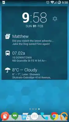Play Messenger DashClock Extension