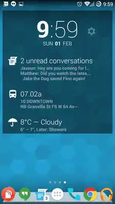 Play Messenger DashClock Extension
