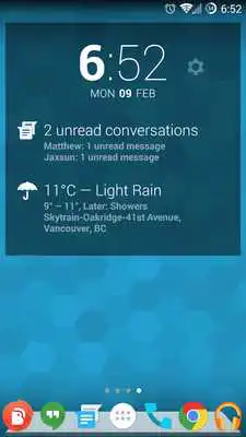 Play Messenger DashClock Extension