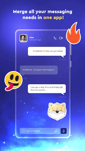 Play Messenger Hub: All in One Chat  and enjoy Messenger Hub: All in One Chat with UptoPlay