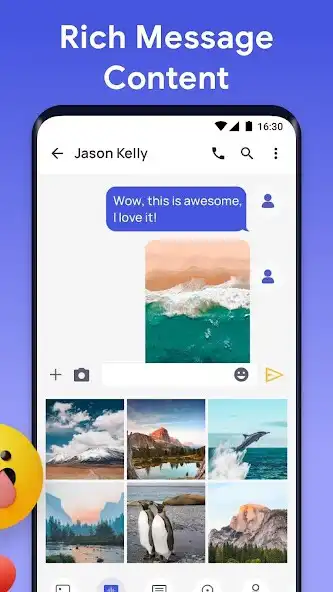 Play Messenger SMS: Messages Home as an online game Messenger SMS: Messages Home with UptoPlay