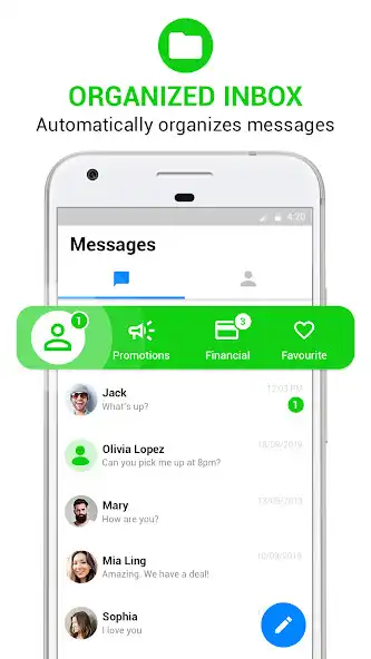 Play Messenger SMS - Text messages as an online game Messenger SMS - Text messages with UptoPlay