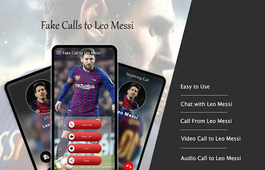 Play Messi Calling Video Call Fake  and enjoy Messi Calling Video Call Fake with UptoPlay