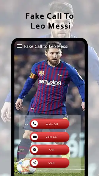 Play Messi Calling Video Call Fake as an online game Messi Calling Video Call Fake with UptoPlay
