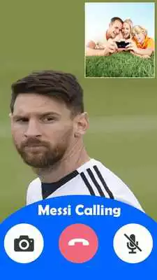 Play Messi fake video call as an online game Messi fake video call with UptoPlay