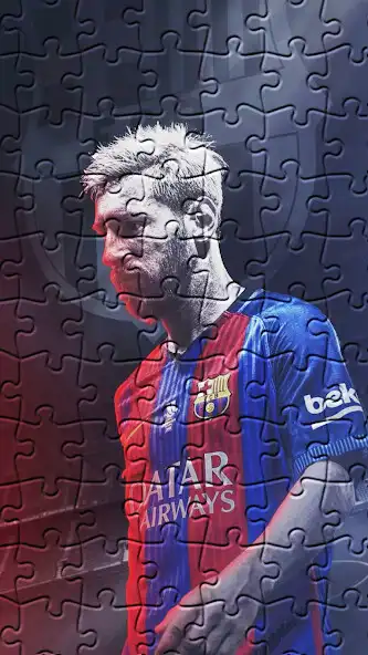Play Messi Jigsaw Puzzles as an online game Messi Jigsaw Puzzles with UptoPlay