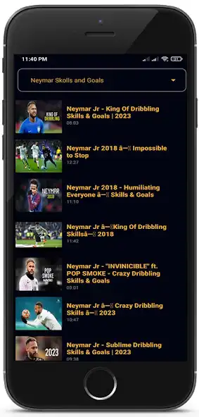 Play Messi Neymar Mbappe Goals HD as an online game Messi Neymar Mbappe Goals HD with UptoPlay