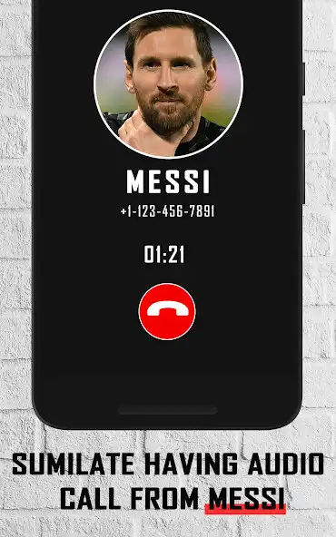 Play Messi video call - chat prank as an online game Messi video call - chat prank with UptoPlay