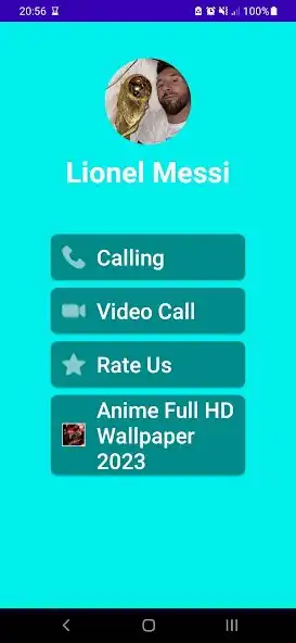Play Messi Video Call Fake as an online game Messi Video Call Fake with UptoPlay