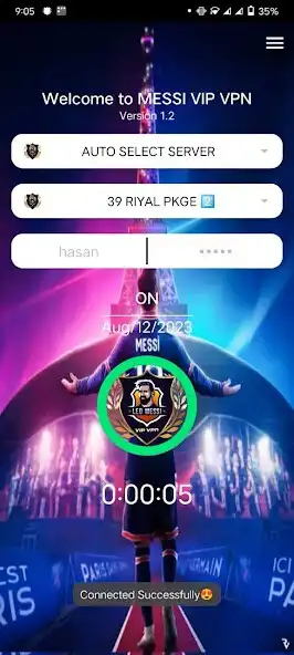 Play MESSI VIP VPN as an online game MESSI VIP VPN with UptoPlay