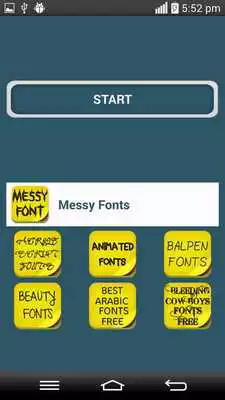 Play Messy Fonts