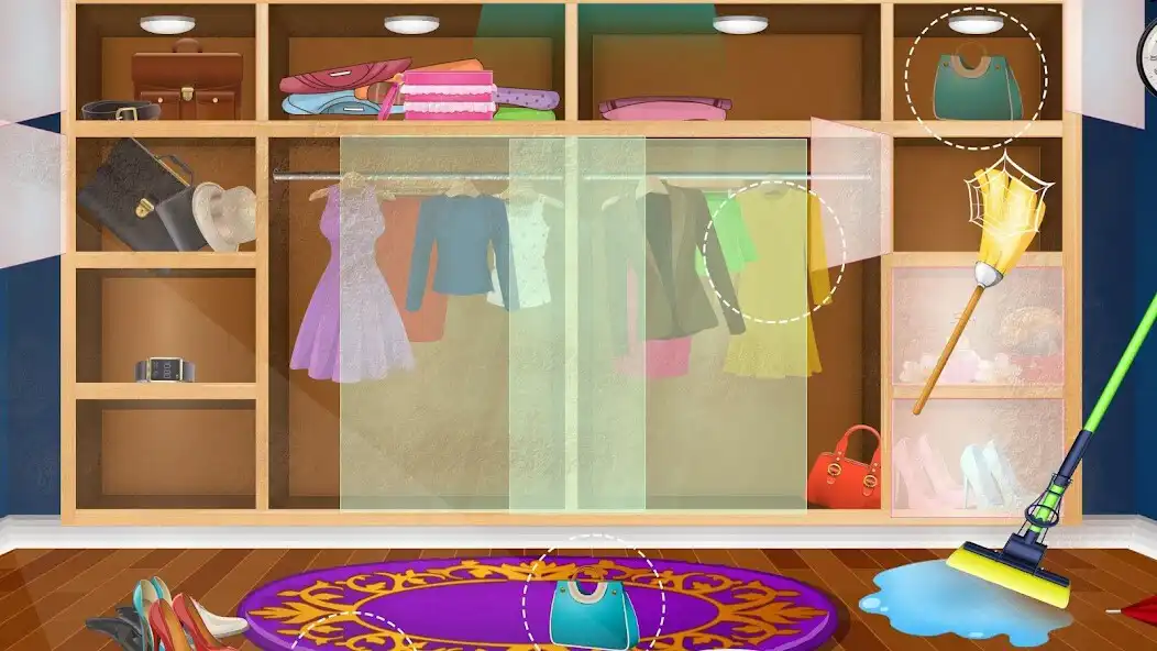 Play Messy House Closet Cleanup as an online game Messy House Closet Cleanup with UptoPlay