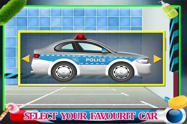 Play Messy Police Car Wash Salon