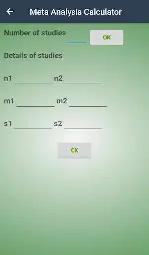 Play Meta Analysis Calculator as an online game Meta Analysis Calculator with UptoPlay