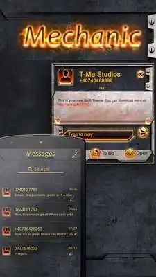 Play Metal and Fire SMS Theme Play Metal and Fire SMS Theme