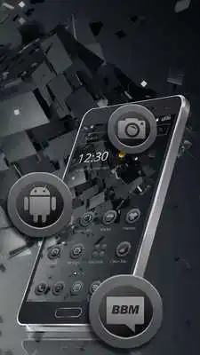 Play Metal Black Tech Theme