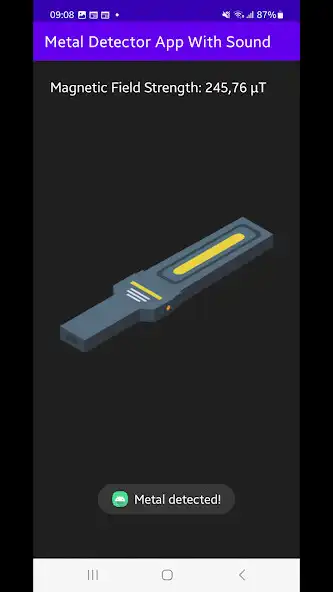 Play Metal Detector App With Sound as an online game Metal Detector App With Sound with UptoPlay