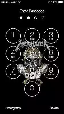 Play Metallica Wallpaper Lock Screen