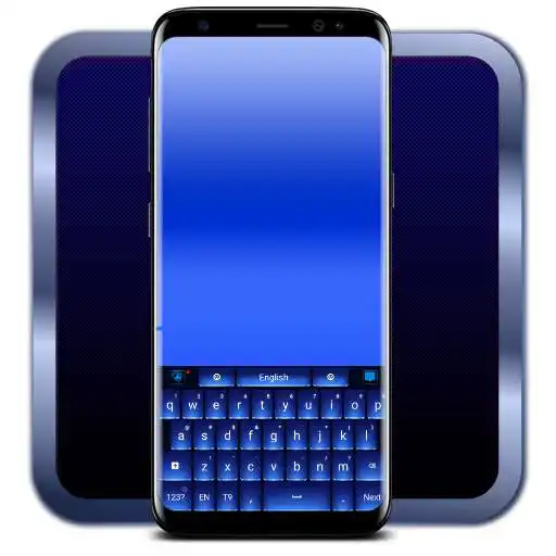 Play Metallic blue keyboard APK