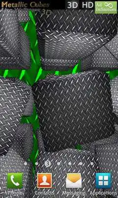 Play Metallic Cubes LWP FREE Play Metallic Cubes LWP FREE