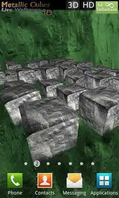Play Metallic Cubes LWP FREE Play Metallic Cubes LWP FREE