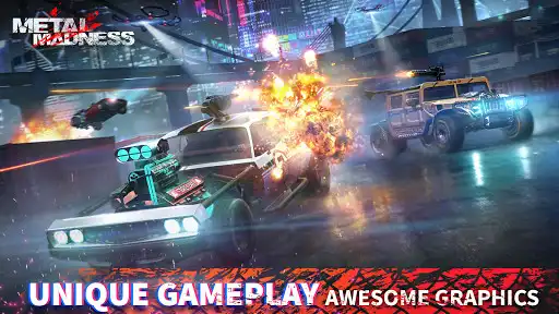 Play METAL MADNESS PvP: Car Shooter as an online game METAL MADNESS PvP: Car Shooter with UptoPlay