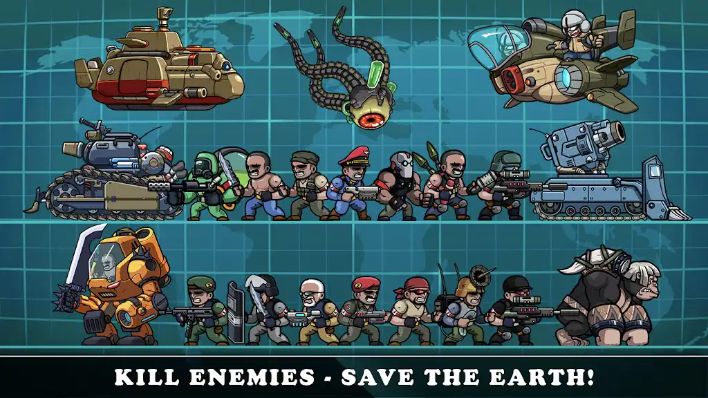 Play Metal Warrior: Gun Shooter as an online game Metal Warrior: Gun Shooter with UptoPlay