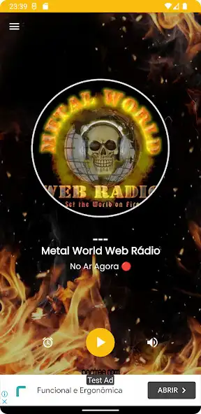 Play Metal World Web Rádio  and enjoy Metal World Web Rádio with UptoPlay