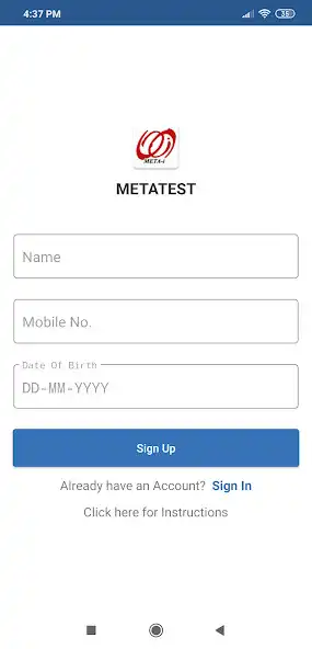 Play METATEST as an online game METATEST with UptoPlay