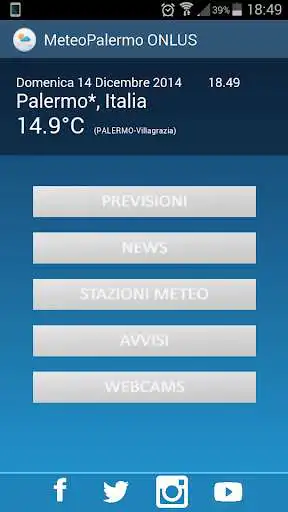 Play MeteoPalermo ONLUS free  and enjoy MeteoPalermo ONLUS free with UptoPlay