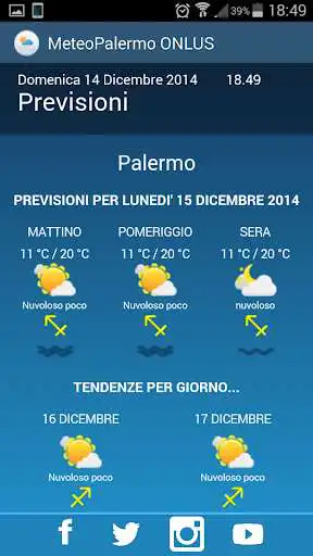 Play MeteoPalermo ONLUS free as an online game MeteoPalermo ONLUS free with UptoPlay